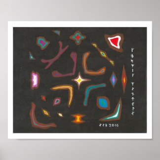 Poster Cosmic Mandala