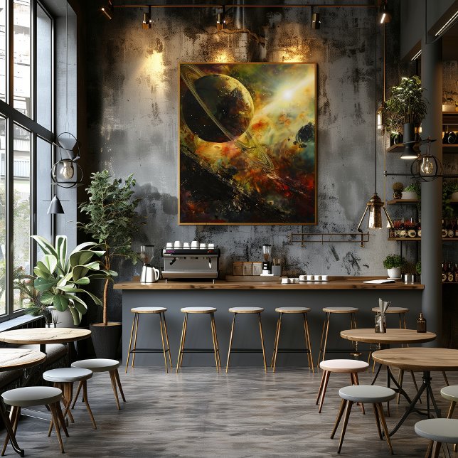 Pôster Cosmos Onírico: Impresionista y Surrealista (Criador carregado)