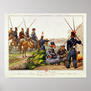 Poster Cossacks de Don em 1814
