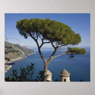 Pôster Costa Amalfitana, Ravello, Campania, Itália