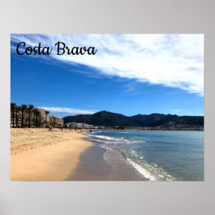 Poster Costa Brava, Espanha - Fotografia de praia