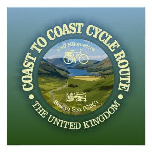 Pôster Costa-Costa "C2C" (ciclismo c)