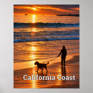 Poster Costa da Califórnia