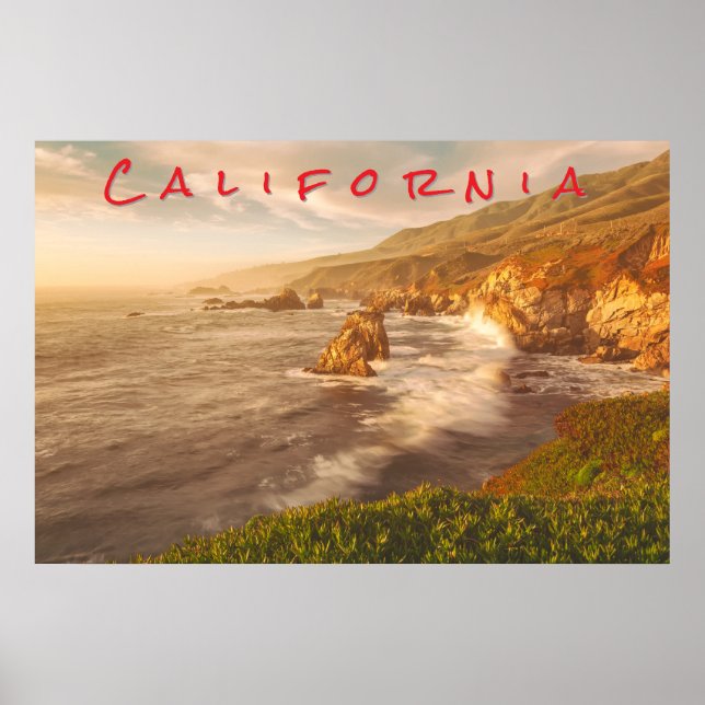 Poster Costa da Califórnia (Frente)