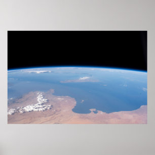 Poster Costa Da Tunísia E Líbia E Ilha Da Sicília