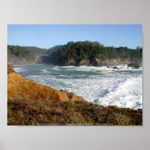 Pôster Costa de Mendocino, Califórnia