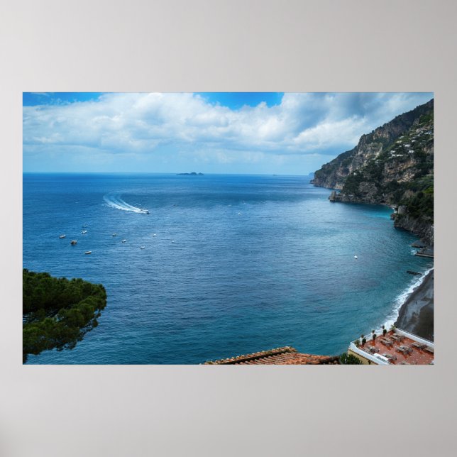 Poster Costa do Amalfi Itália (Frente)