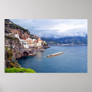 Poster Costa do Amalfi Itália