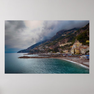 Poster Costa do Amalfi Itália