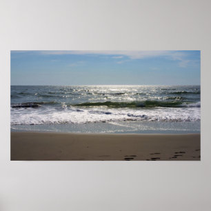 Pôster Costa do jérsei