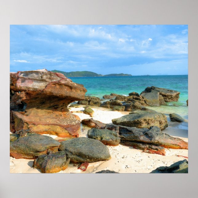 Pôster Costa do Mar de Andaman perto de Phuket (Frente)