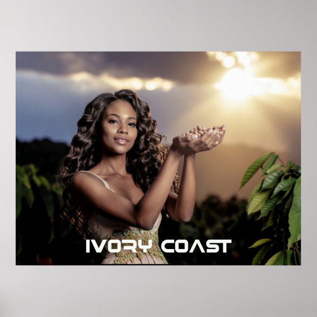 POSTER COSTA DO MARFIM - CACAU (Frente)