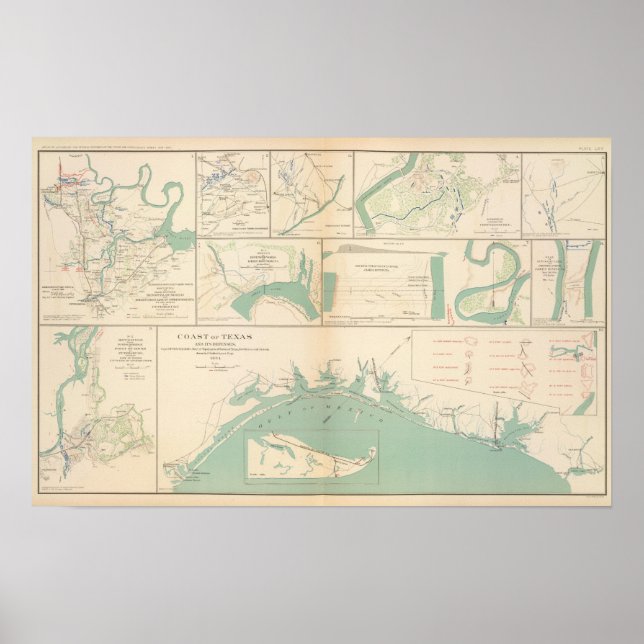 Pôster Costa do Texas (Frente)