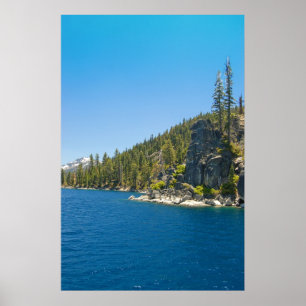 Pôster Costa ocidental de Lake Tahoe