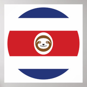 Poster Costa Rica: Bandeira Nacional Animal da Costa Rica