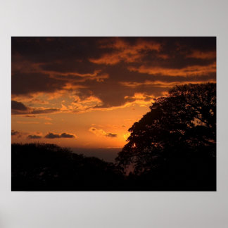 Pôster Costa Rica Sunset III