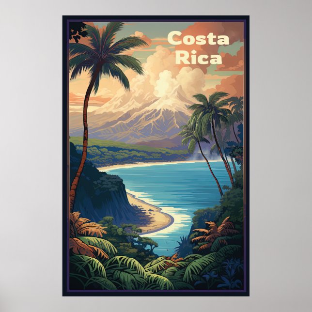 Poster Costa Rica, Viagem (Frente)