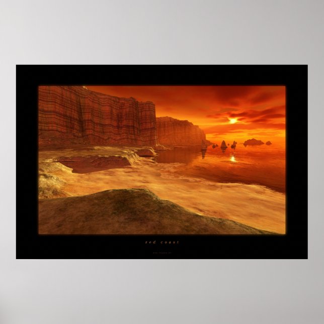 Pôster costa vermelha (Frente)