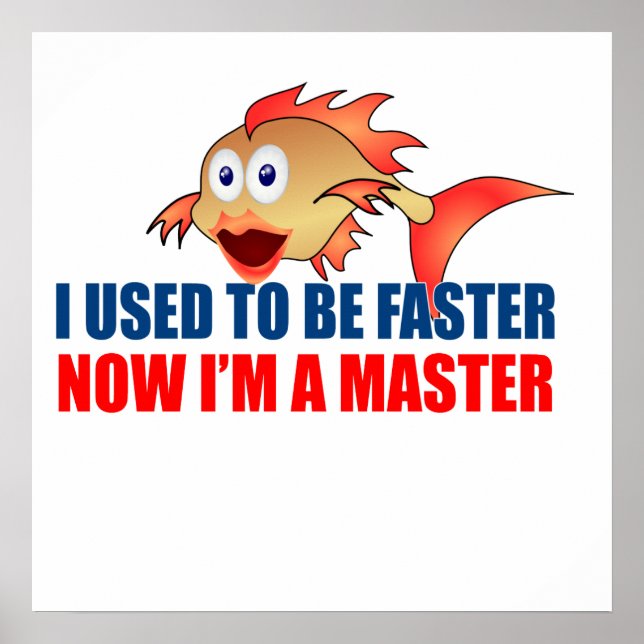 Pôster Costumava ser mais rápido (Frente)