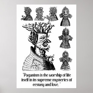 Poster Costumes Paganismo Antigos