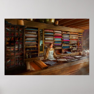 Pôster Costura - Atenção à loja de consertos