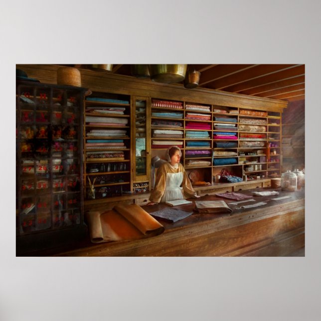 Pôster Costura - Atenção à loja de consertos (Frente)