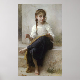 Pôster Costura de William-Adolphe Bouguereau
