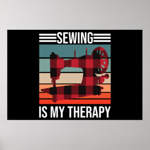 Poster Costura É A Minha Terapia