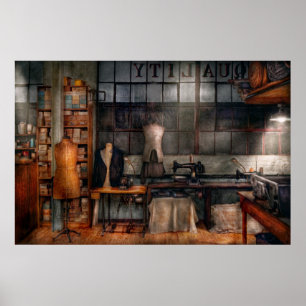 Poster Costura - Indústria - Linhagens de Qualidade