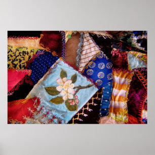 Poster Costura - Patchwork - Cobertor da Vovó