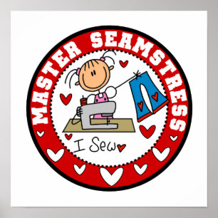 Poster Costureira mestra