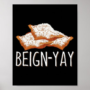 Poster Cota Beign-yay Para Um Byker Beignet