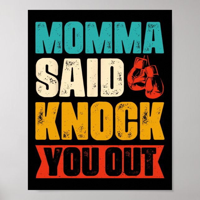 Poster Cota de Boxote Retro Funny (Frente)