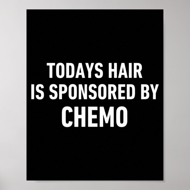 Poster Cota de Cabelo de Paciente com Câncer Cabelo de Ho (Frente)