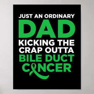 Poster Cota De Combate De Cancer Bile Diversão Para Pai