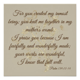 Pôster Cota de Uplifação Versa da Bíblia da Glittery Dour