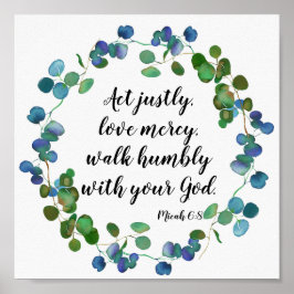 Poster Cota Inspiracional Personalizada de Escritura de C