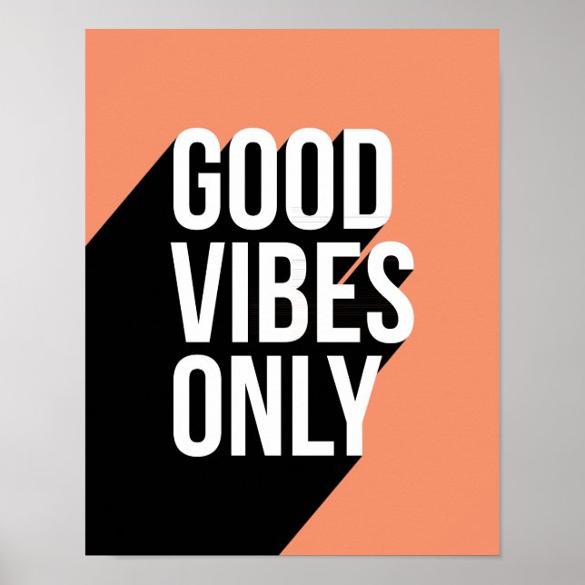 Poster Cota motivadora longa sombra (Frente)