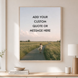 Poster Cota Personalizada – Aventura Sonhadora da Infânci