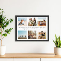 Cota Personalizada de Colagem de Fotografias Moder
