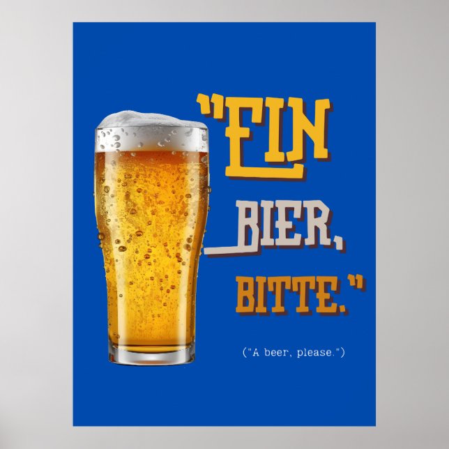 Poster Cotação Beer (Frente)