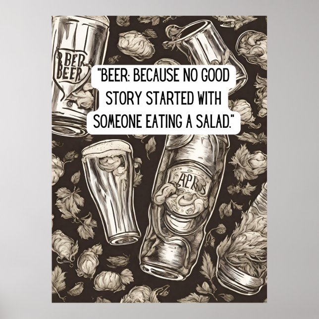 Poster Cotação Beer (Frente)