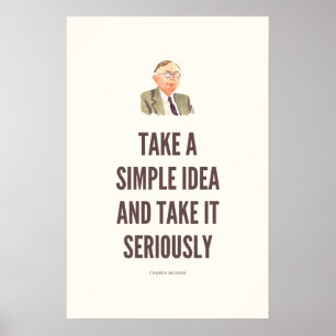 Poster Cotação Charlie Munger