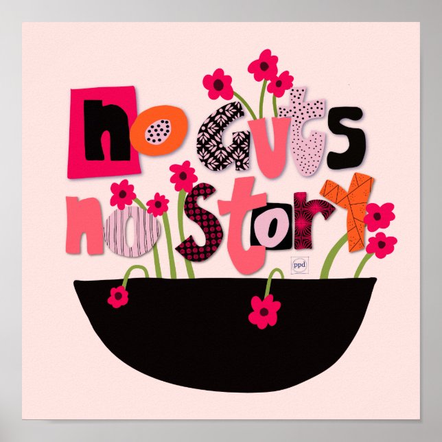 Poster Cotação com Letra Mão Inspiradora (Frente)