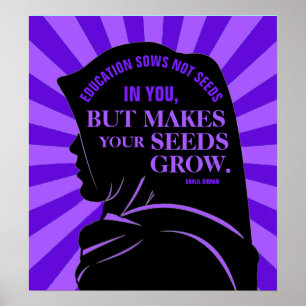 Pôster Cotação educacional de Kahlil Gibraltar 18"x20"