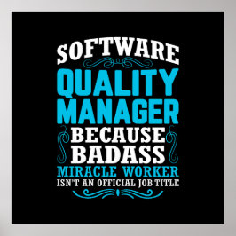 Poster Cotação Funny Software Quality Manager