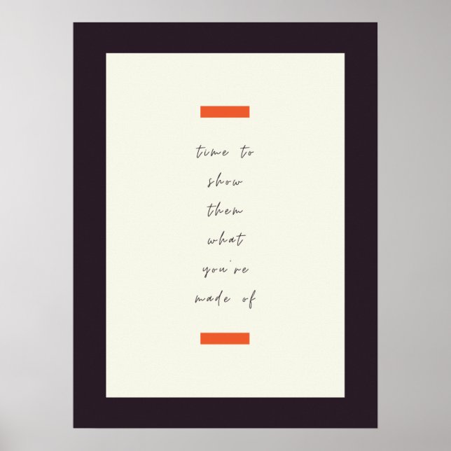 Poster Cotação Inspiracional/Motivacional de Conjunto de  (Frente)