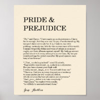 Cotação personalizável de livro Jane Austen