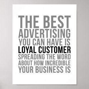 Poster Cotações do cliente leais