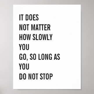 Pôster Cotações Motivacionais Famosas Cotações Confucius 